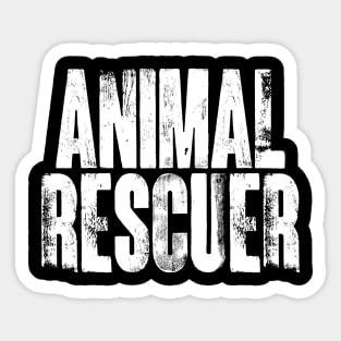 Animal Rescuer Sticker